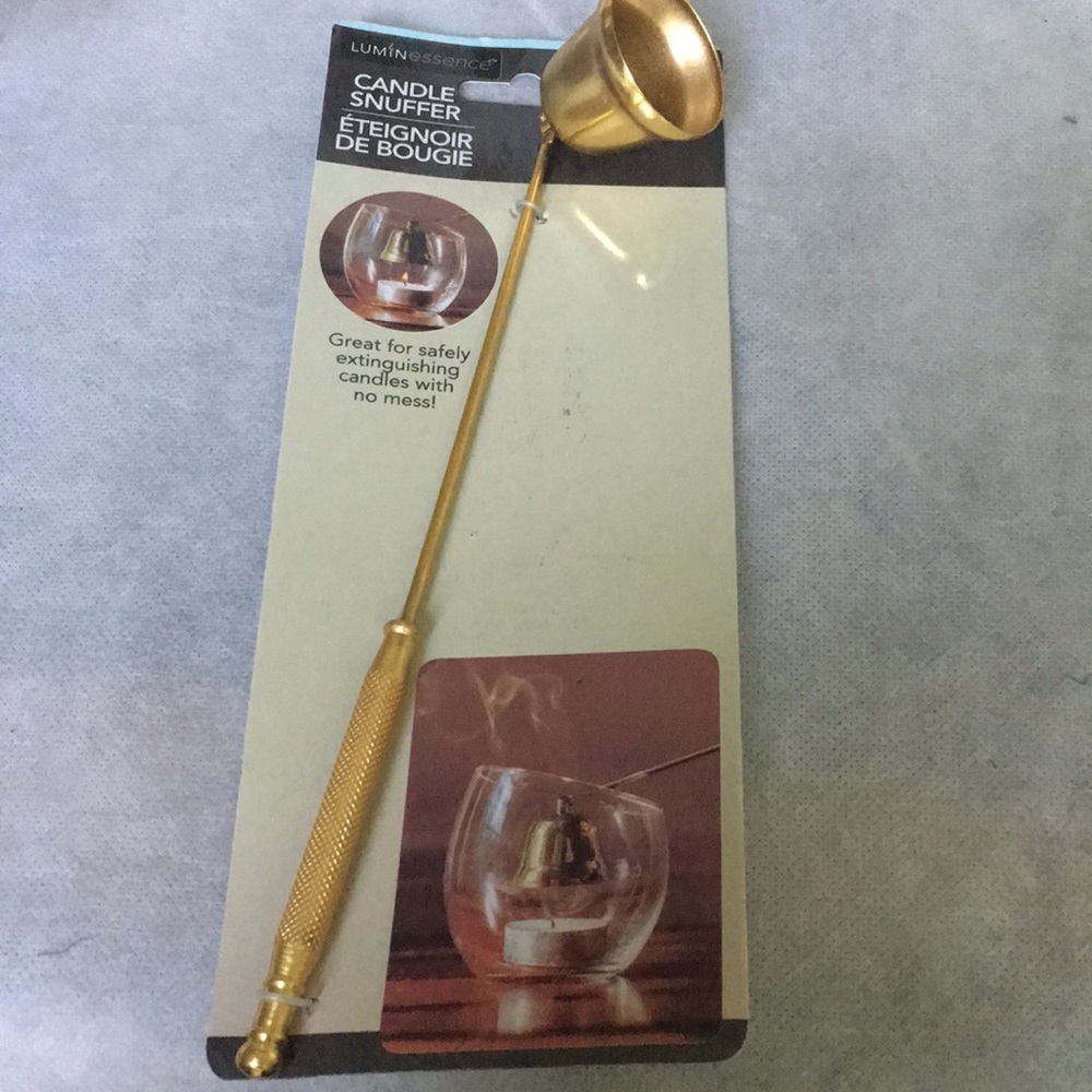 NWT Gold Candle Snuffer